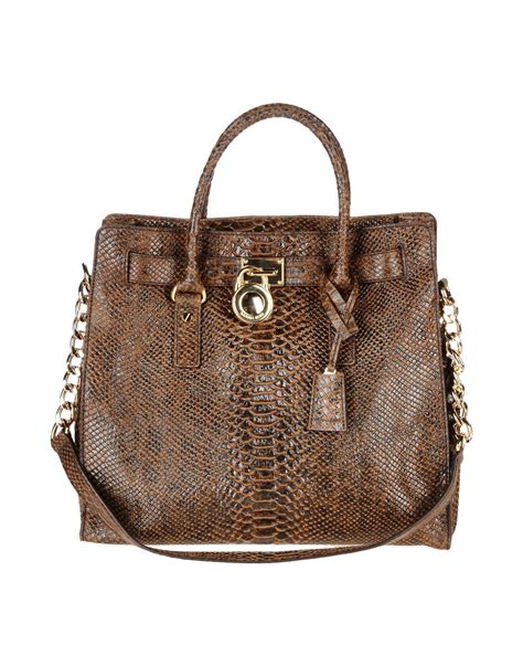 michael kors tote bag dark brown|michael kors brown tote handbags.